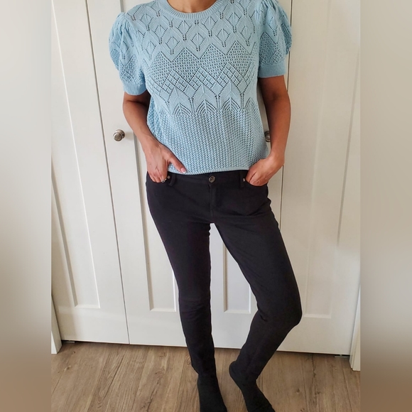 7 for all mankind blue sweater - Picture 4 of 4